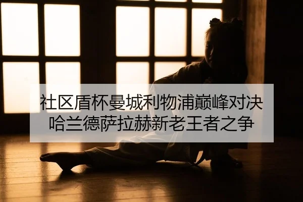 社区盾杯曼城利物浦巅峰对决 哈兰德萨拉赫新老王者之争